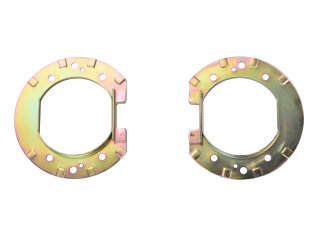 2x Placas de soporte de freno para PORSCHE 930 3.3 turbo 3.2 WTL TRASERAS 93035208103