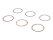 6x Zylinderfußdichtung für PORSCHE 911 Carrera 2.7 911S 0.5mm
