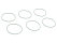 6x cylinder base gasket for PORSCHE 964 993 Carrera Turbo