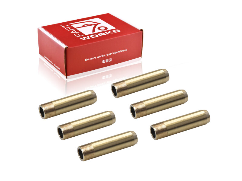 6x Exhaust Valve Guide for PORSCHE 964 Carrera turbo STD...