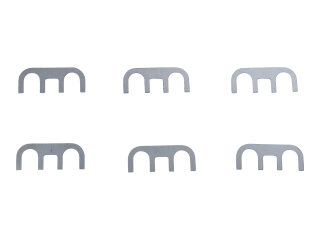 6 placas de bloqueo + tornillos para diferencial de...