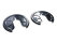 2x Pare-poussière de frein pour PORSCHE 356 C 1600 SC Plaque de support arrière 69535280110