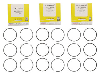 6x piston rings for PORSCHE 911 2.2 T E -71 piston ring...