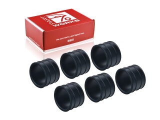 6x Rubber Sleeve Intake Manifold for PORSCHE 911 3.0 SC 92811015801