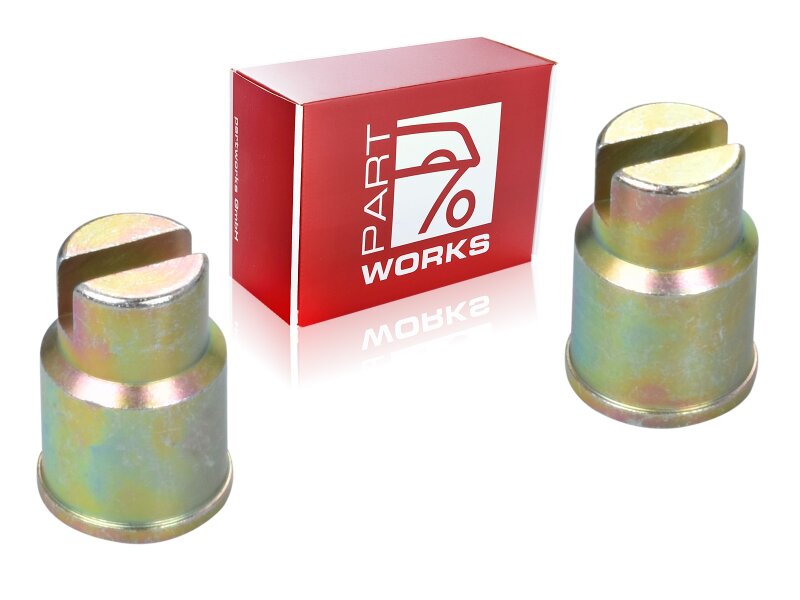 2x Casquillo Tornillo de ajuste para PORSCHE 356 911 F/G 924S 944 964 968 Freno de mano