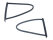 Triangular window seals for PORSCHE 911 Carrera 2.7 74 REAR L+R