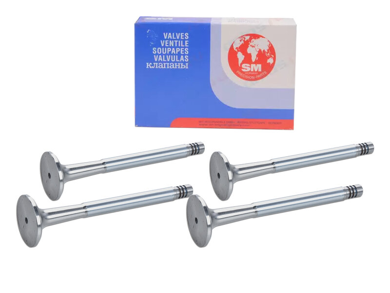 4x válvula de escape para PORSCHE 912 1.6 356 C...