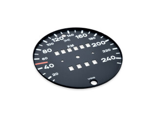 ORIGINAL PORSCHE 911 3.0 SC VDO Speedometer Dial 250km/h...
