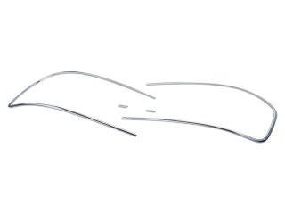 Parabrezza con cornice decorativa per PORSCHE 356 A B-T5 Coup&eacute; Cabrio SET