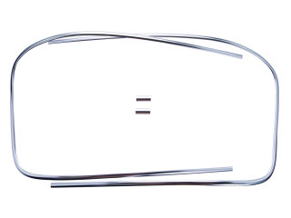 Marco decorativo de parabrisas para PORSCHE 356 B-T6 C SC...