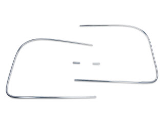Zierrahmen Heckscheibe f&uuml;r PORSCHE 356 A B-T5 Coupe SET