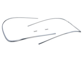 Zierrahmen Heckscheibe für PORSCHE 356 B-T6 C Coupe SET