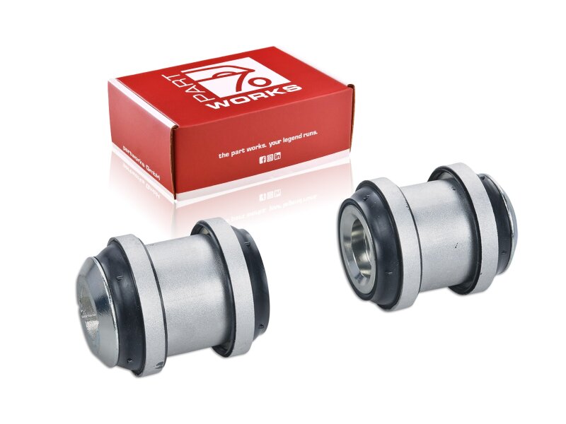 2x brazo de control del eje con cojinete de goma para PORSCHE 964 Carrera 965 turbo brazo semirremolque TRASERO