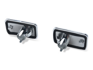 2x Seitenblinker f&uuml;r PORSCHE 911 G 964 993 924 944 968 KLAR +Birnen ORANGE