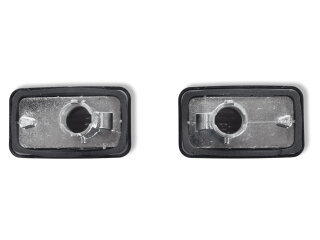 2x Piscas Laterais para PORSCHE 911 G 964 993 924 944 968 - LENTES FUM&Ecirc; CLARO