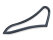 Junta triangular para ventana del PORSCHE 911 F SWB - 68 90154293123 IZQUIERDA