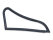 Junta triangular para ventana del PORSCHE 911 F SWB - 68 90154293223 DERECHA