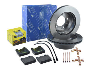 Disques de frein + plaquettes de frein pour PORSCHE 911 3.2 Carrera ARRI&Egrave;RE FERM&Eacute;E