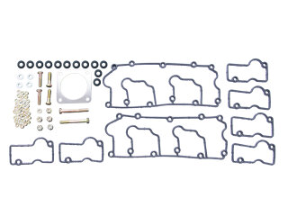 ポルシェ 964 カレラ ターボ用バルブカバー、鋳造アルミニウム、上部 + 下部 + ガスケット