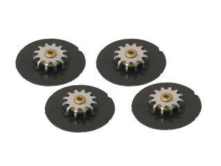 4x Placas de amortiguaci&oacute;n para pinza de freno para PORSCHE 944 S2 968 964 Carrera DELANTERAS 40 mm