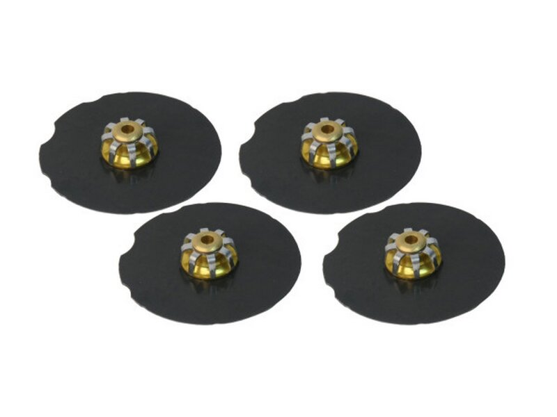 4x Piastre di smorzamento Pinza Freno per PORSCHE 944 S2...