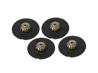 4x D&auml;mpfungsblech Bremssattel f&uuml;r PORSCHE 964 turbo 993 Carrera HINTEN 34mm