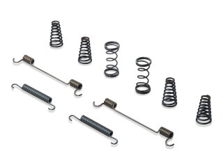 10 muelles de freno de mano para PORSCHE 911 F/G SC 912. Juego de zapatas de freno.