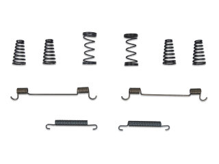 10 muelles de freno de mano para PORSCHE 911 F/G SC 912. Juego de zapatas de freno.