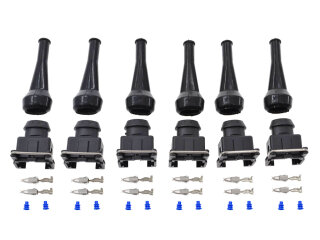 6x Stecker Einspritzdüsen für PORSCHE 911 3.2...