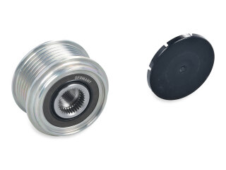 Puleggia a ruota libera alternatore per PORSCHE Cayenne 958 970 Macan TDI