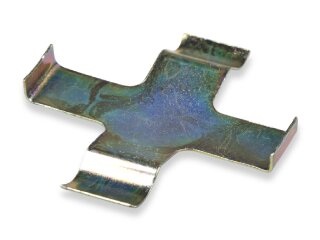 Pastilha de freio com placa de mola para PORSCHE 356 911 912 at&eacute; -68 REAR Sem ventila&ccedil;&atilde;o