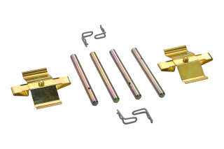 Retaining pin + cotter pin + spring plate brake pad for...