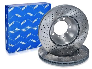 2x disques de frein pour PORSCHE 996 997 991 ARRIÈRE