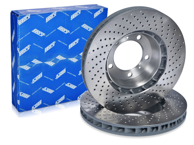 2x brake discs for PORSCHE 996 4S turbo 997 S 4S GTS FRONT