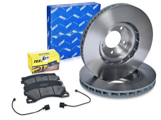 Disques de frein + plaquettes de frein +WK pour PORSCHE Cayenne 958 PR no. 1LU 1LL AVANT