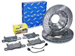 Brake discs + brake pads +WK for PORSCHE 991 3.0 Carrera...