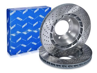 2x disques de frein pour PORSCHE 991 3.4 Carrera 2 4...