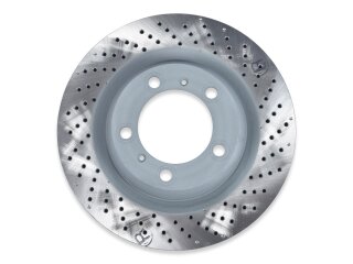 2x disques de frein pour PORSCHE 991 3.4 Carrera 2 4 350PS ARRI&Egrave;RE