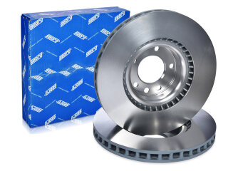 2x brake discs for PORSCHE Cayenne 957 PR no. 1LP FRONT