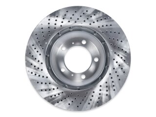 Brake discs + brake pads + WK for PORSCHE 997 3.6 3.8 turbo S FRONT