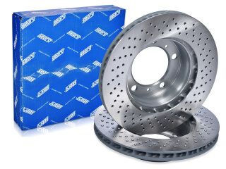 2x ブレーキディスク PORSCHE 987 Boxster Cayman 2.7 フロント用