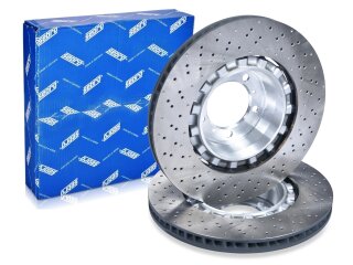 2x brake discs for PORSCHE 991 3.8 turbo S GT2 RS Cayman...