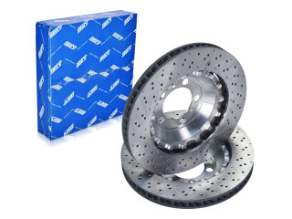 2x brake discs for PORSCHE 991 Carrera GT3 GT3 RS FRONT