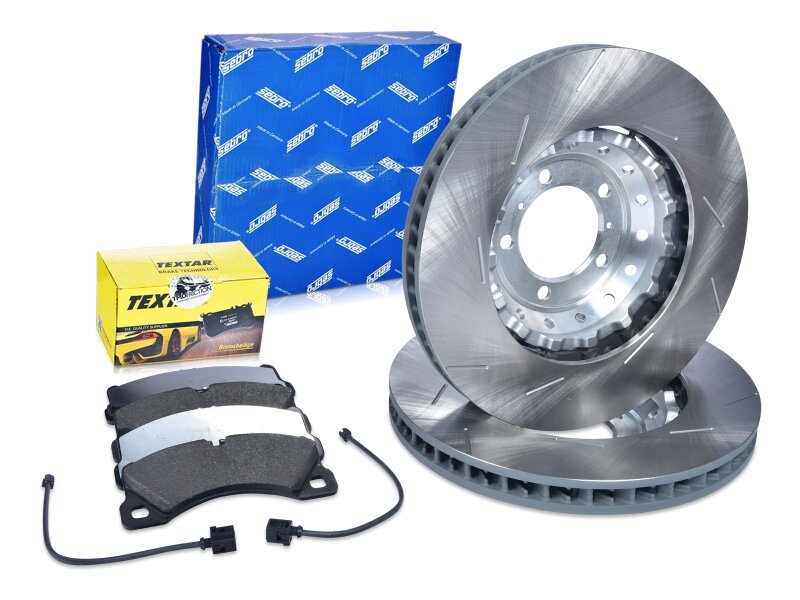 Brake discs + brake pads + water jacket for PORSCHE...