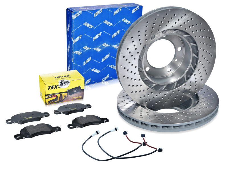 Remschijven + remblokken + WK voor PORSCHE 997 3.6...