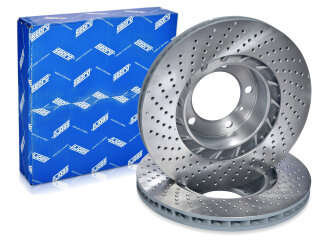 2x disques de frein pour PORSCHE 997 991 Carrera 981 982...