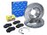 Discos de freno + pastillas de freno +WK para PORSCHE 996 GT2 GT3 hasta -02 DELANTERO