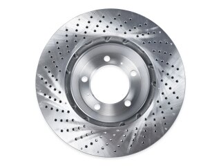 2x disques de frein pour PORSCHE 996 997 GT3 GT2 AVANT