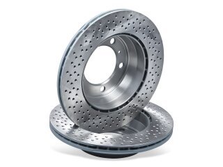 Dischi freno + pastiglie freno +WK per PORSCHE 987 2.7...