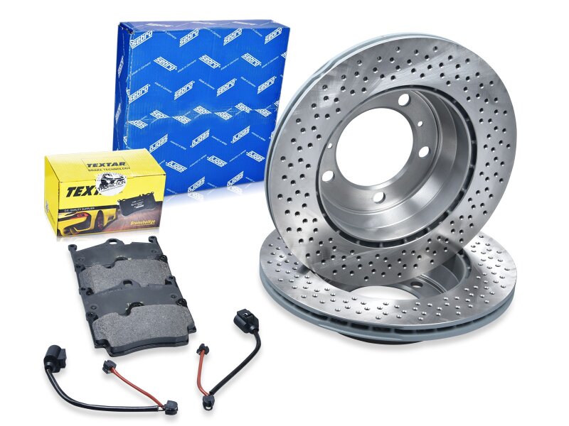 Disques de frein + plaquettes de frein +WK pour PORSCHE...